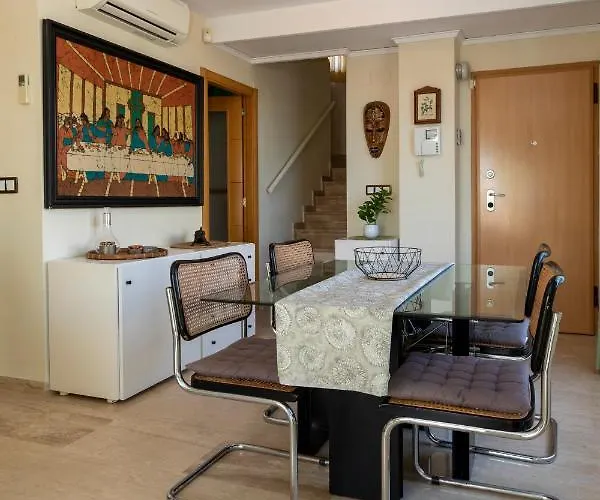 Caleta, Atico, 3 Frente Al Mar, By Bookindenia Апартаменты Дения